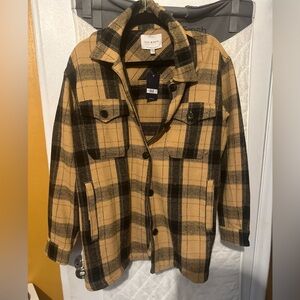 NWT Lucky Brand Flannel Jacket